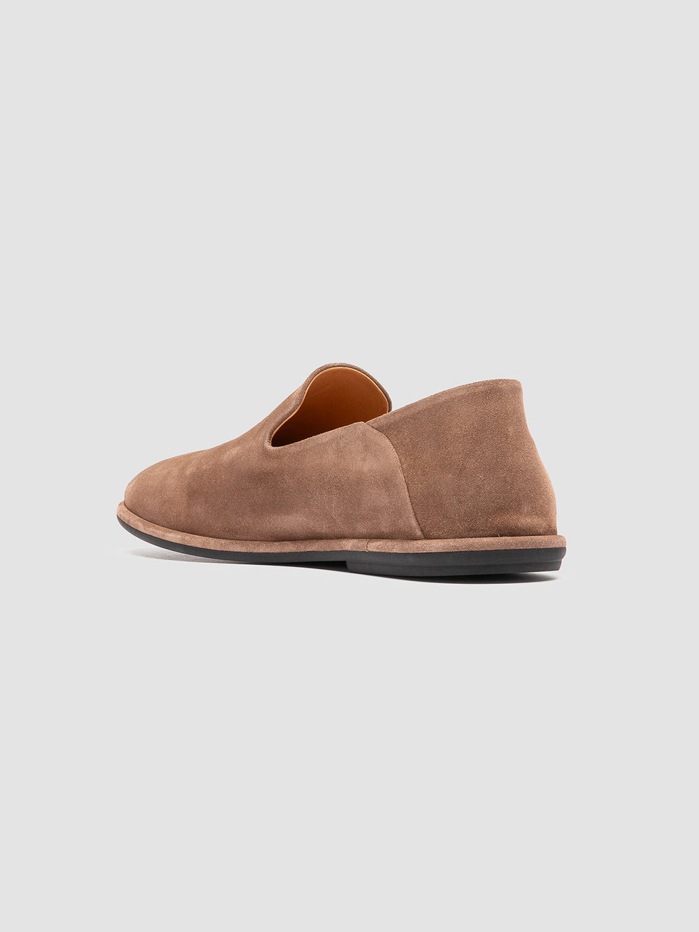 MIENNE 001 - Taupe Suede Penny Loafers - Image 4