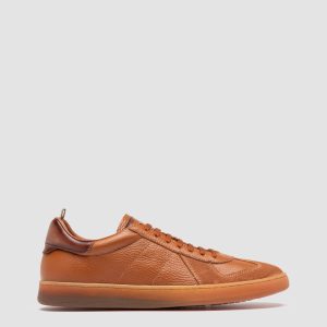 MILITIA 001 - Brown Leather Sneakers