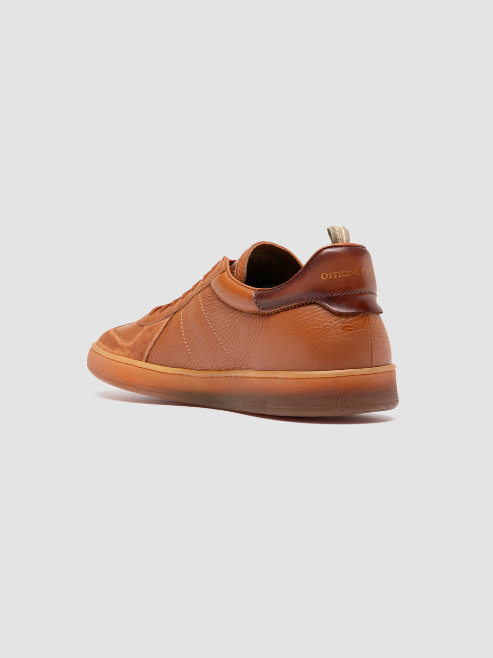 MILITIA 001 - Brown Leather Sneakers - Image 4