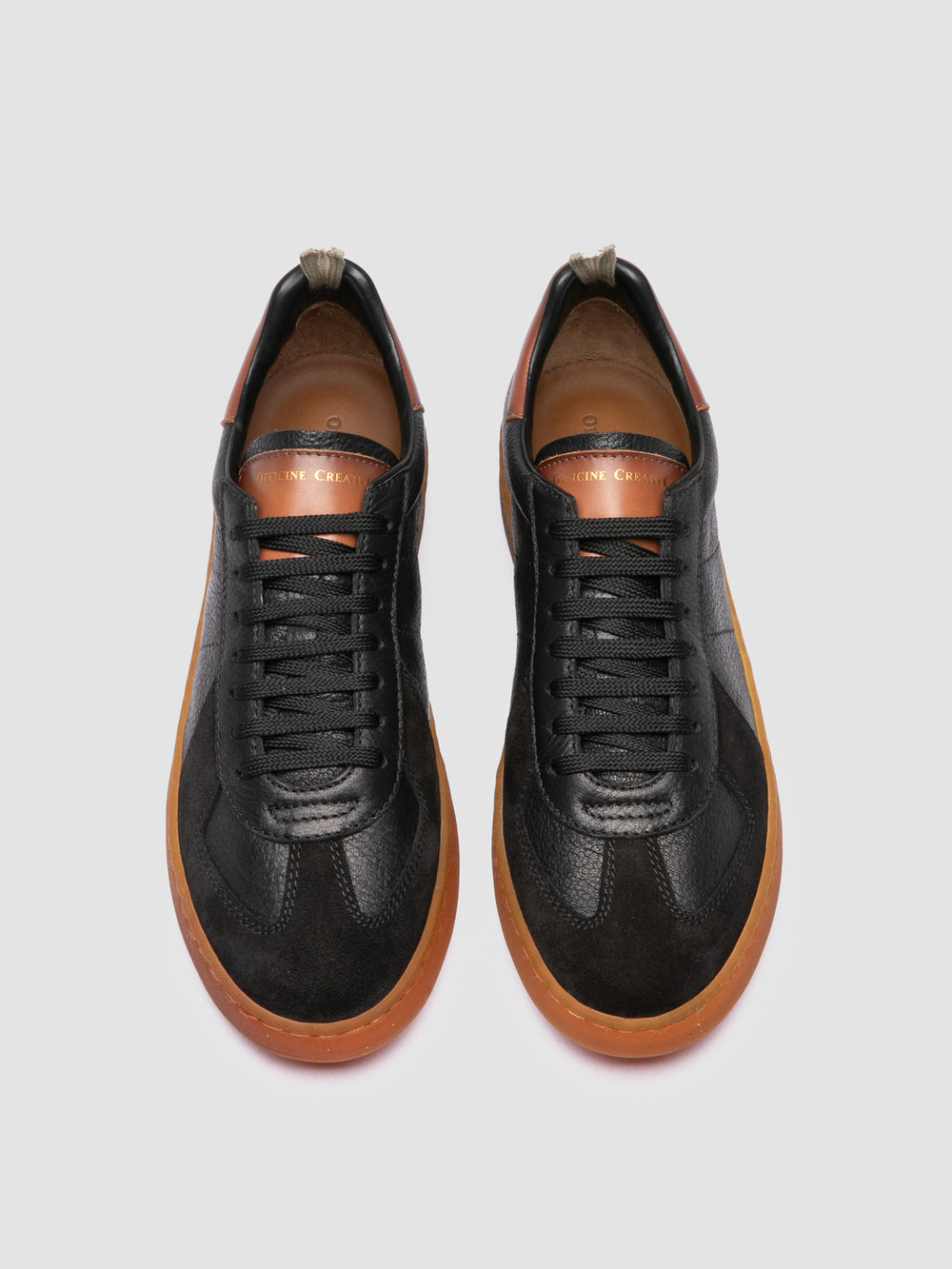 MILITIA 001 - Black Leather Sneakers - Image 2