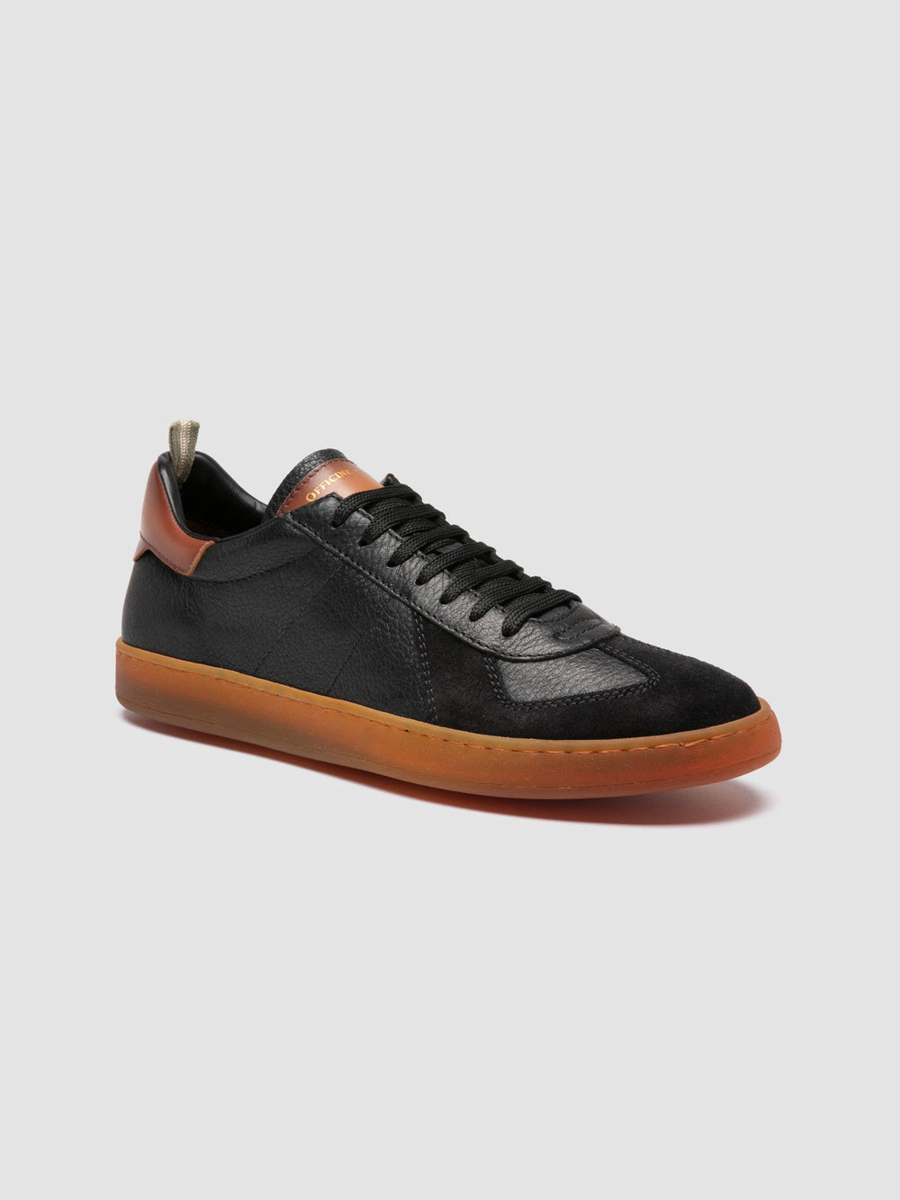 MILITIA 001 - Black Leather Sneakers - Image 3