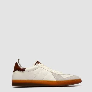 MILITIA 001 - White Leather Sneakers
