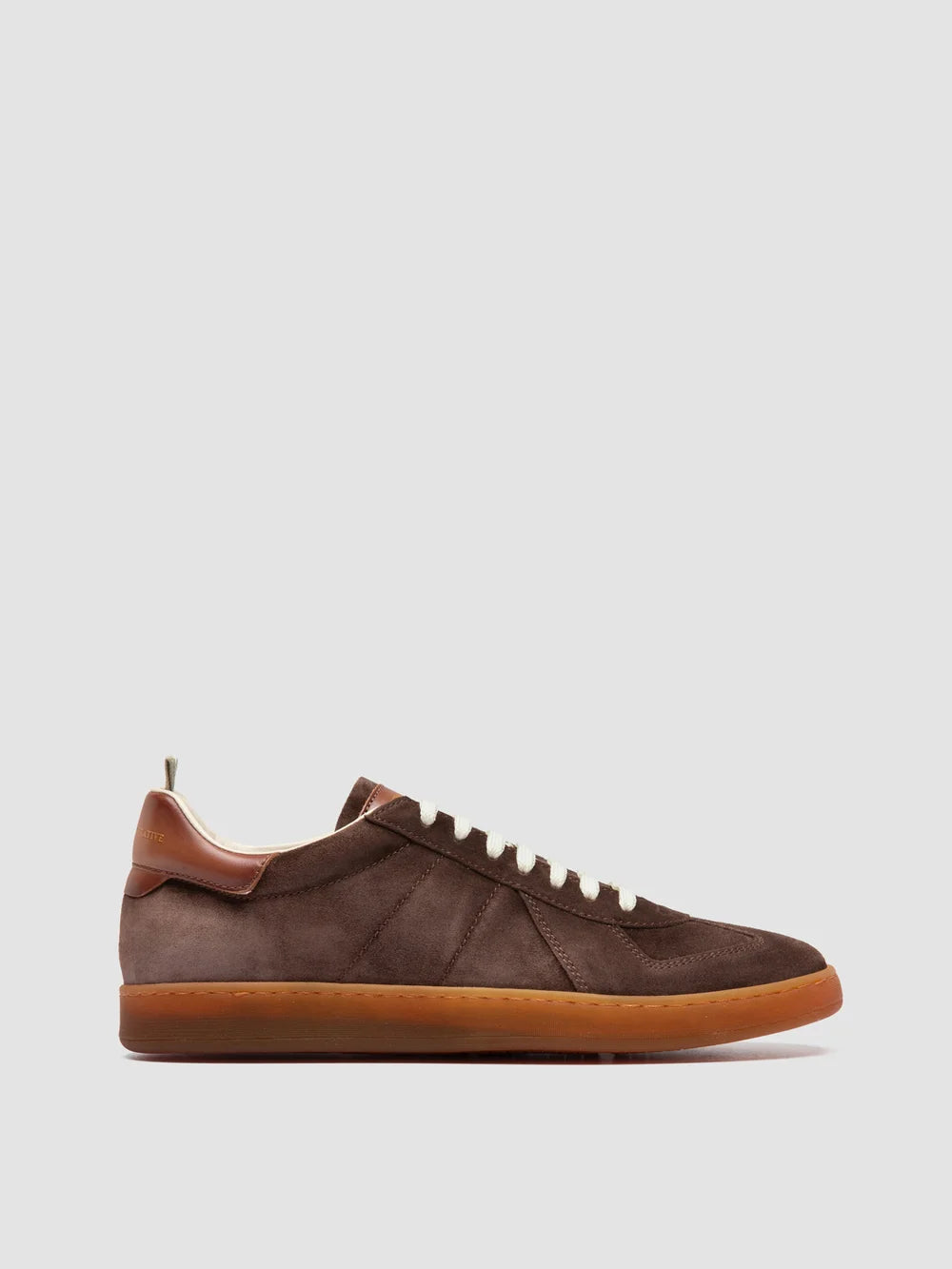 MILITIA 002 - Brown Suede and Leather Sneakers