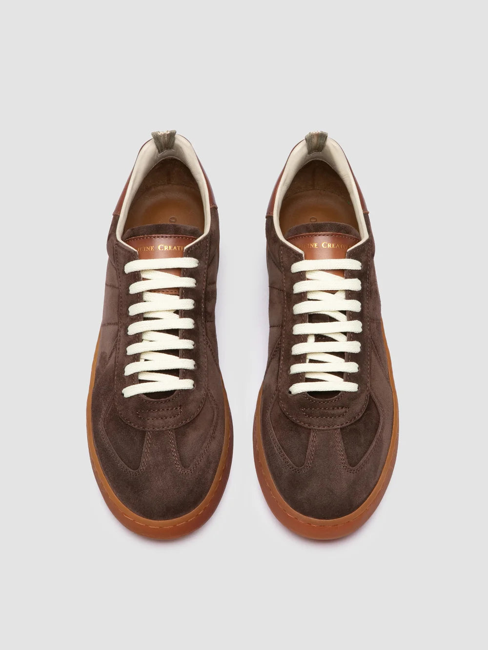 MILITIA 002 - Brown Suede and Leather Sneakers - Image 2