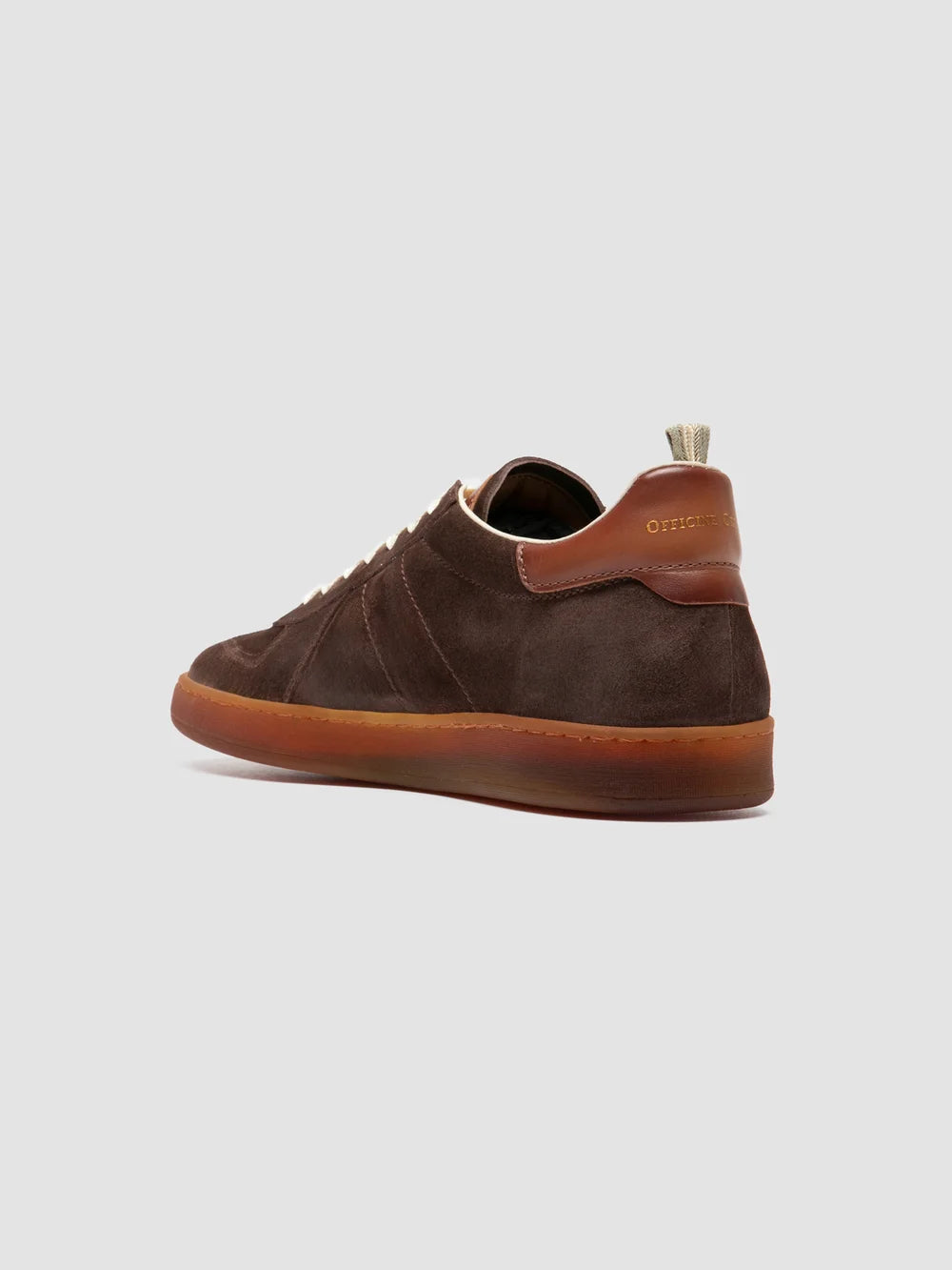 MILITIA 002 - Brown Suede and Leather Sneakers - Image 4