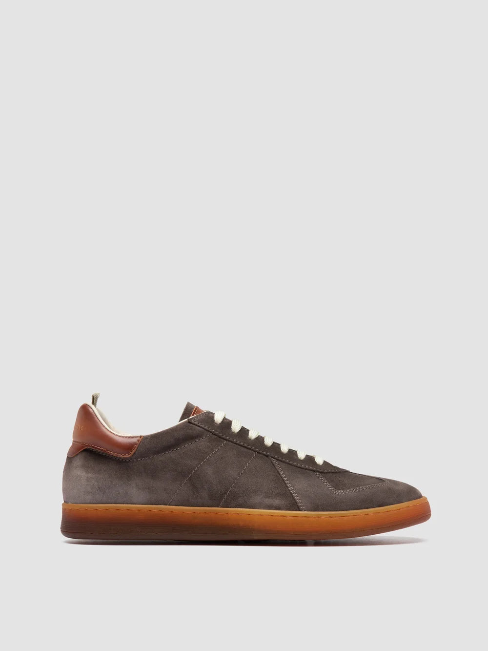 MILITIA 002 - Taupe Suede and Leather Sneakers
