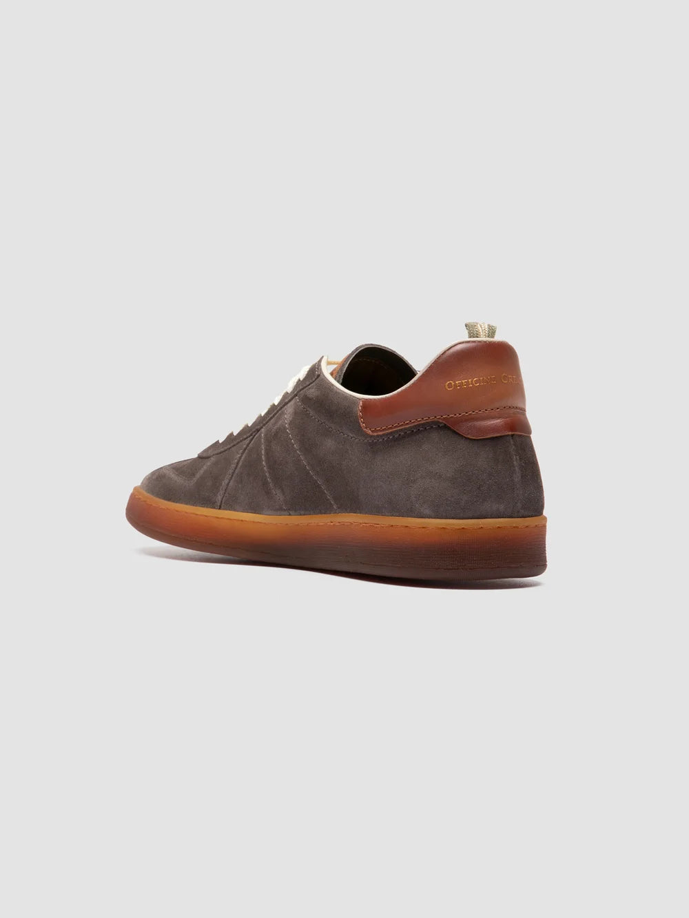MILITIA 002 - Taupe Suede and Leather Sneakers - Image 4