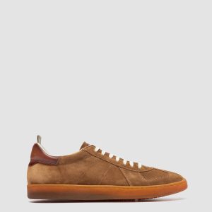 MILITIA 002 - Brown Suede and Leather Sneakers