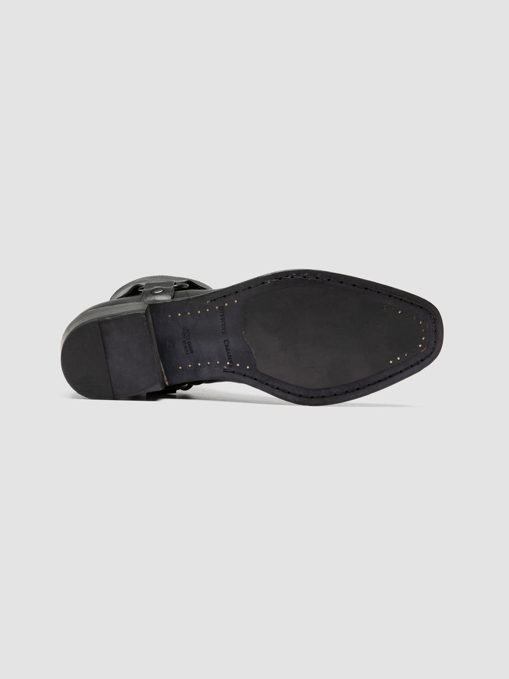 MONEGAL 004 - Black Leather Zipped Boots - Image 5