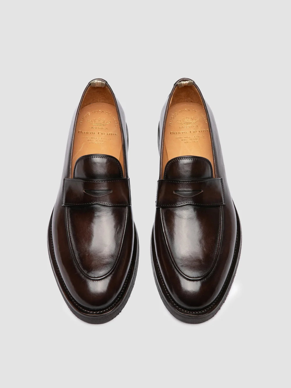 OPERA FLEXI 101 - Brown Leather Penny Loafers - Image 2