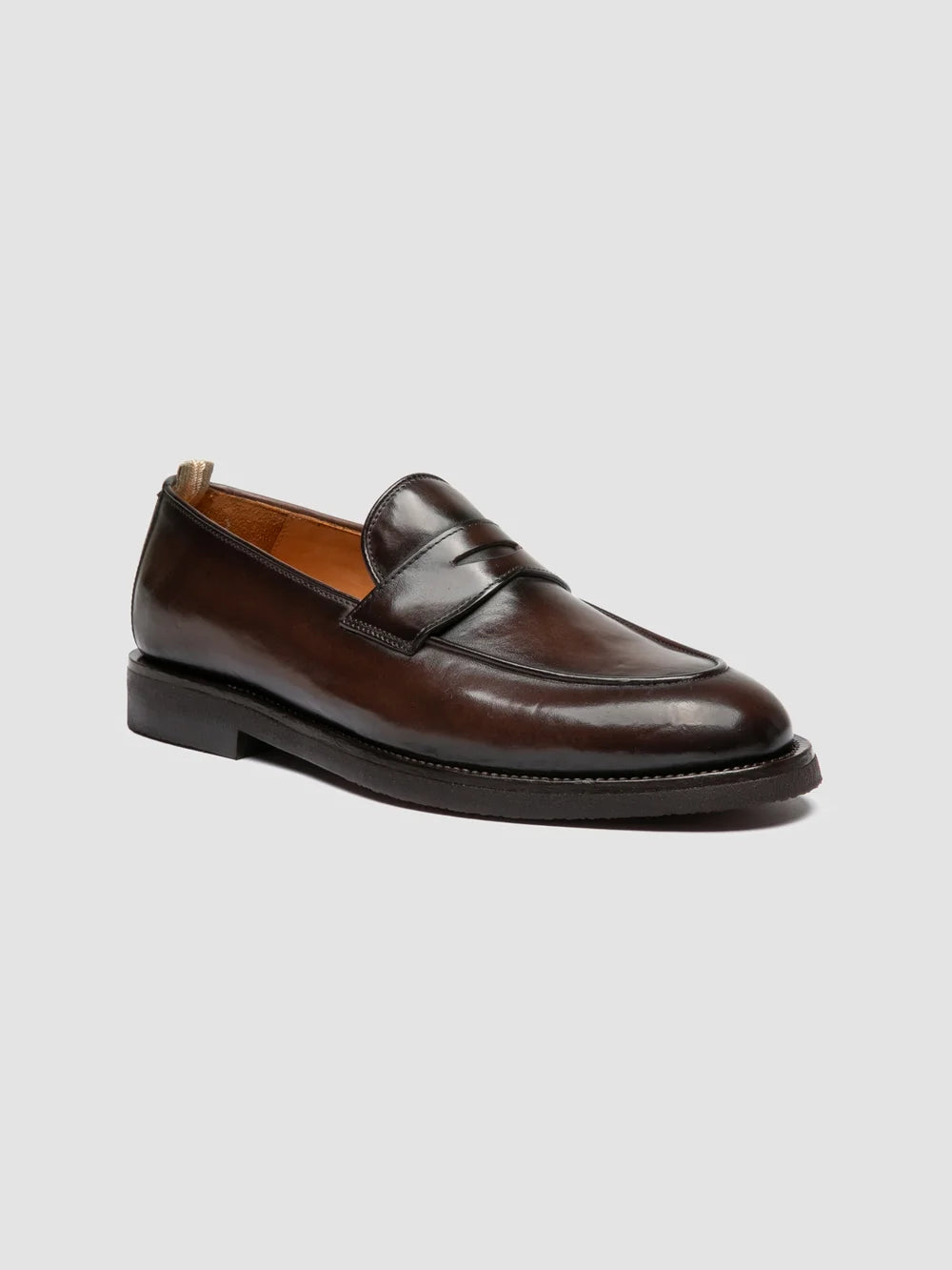 OPERA FLEXI 101 - Brown Leather Penny Loafers - Image 3