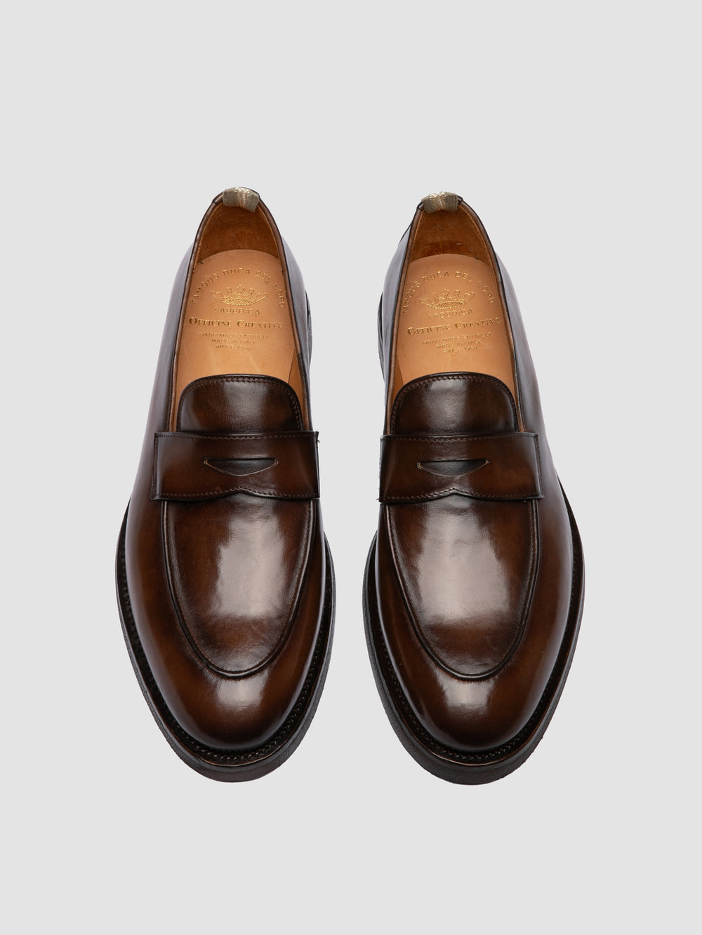 OPERA FLEXI 101 - Brown Leather Penny Loafers - Image 2