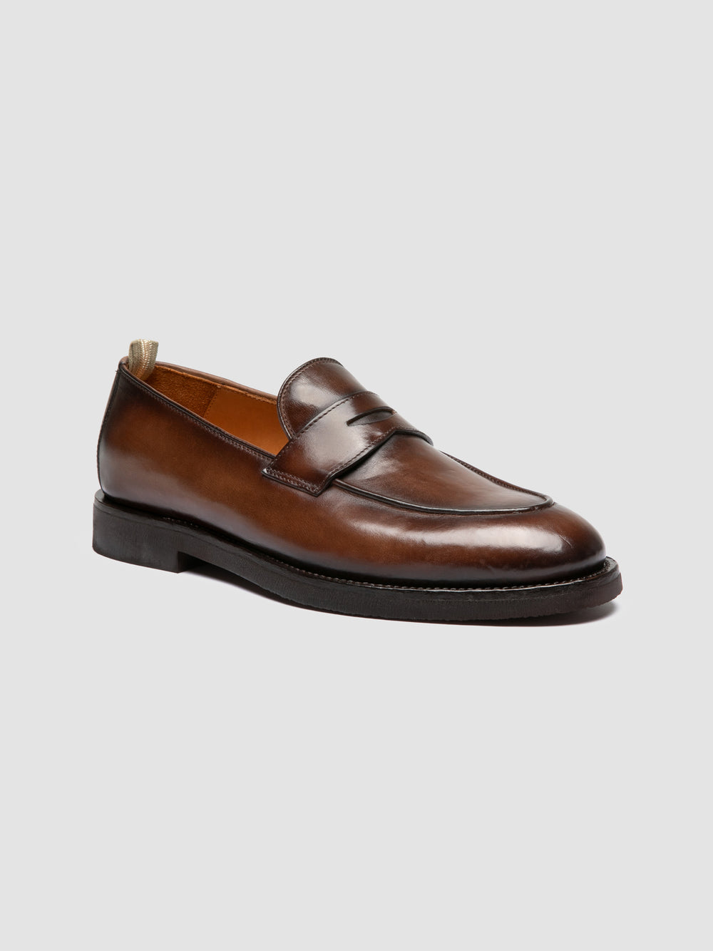 OPERA FLEXI 101 - Brown Leather Penny Loafers - Image 3