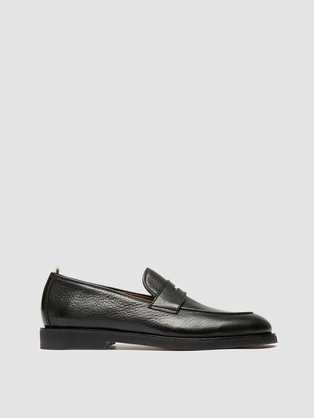OPERA FLEXI 101 - Black Leather Penny Loafers
