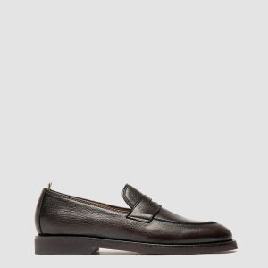 OPERA FLEXI 101 - Brown Leather Penny Loafers