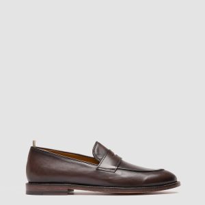 OPERA 001 - Brown Leather Penny Loafers