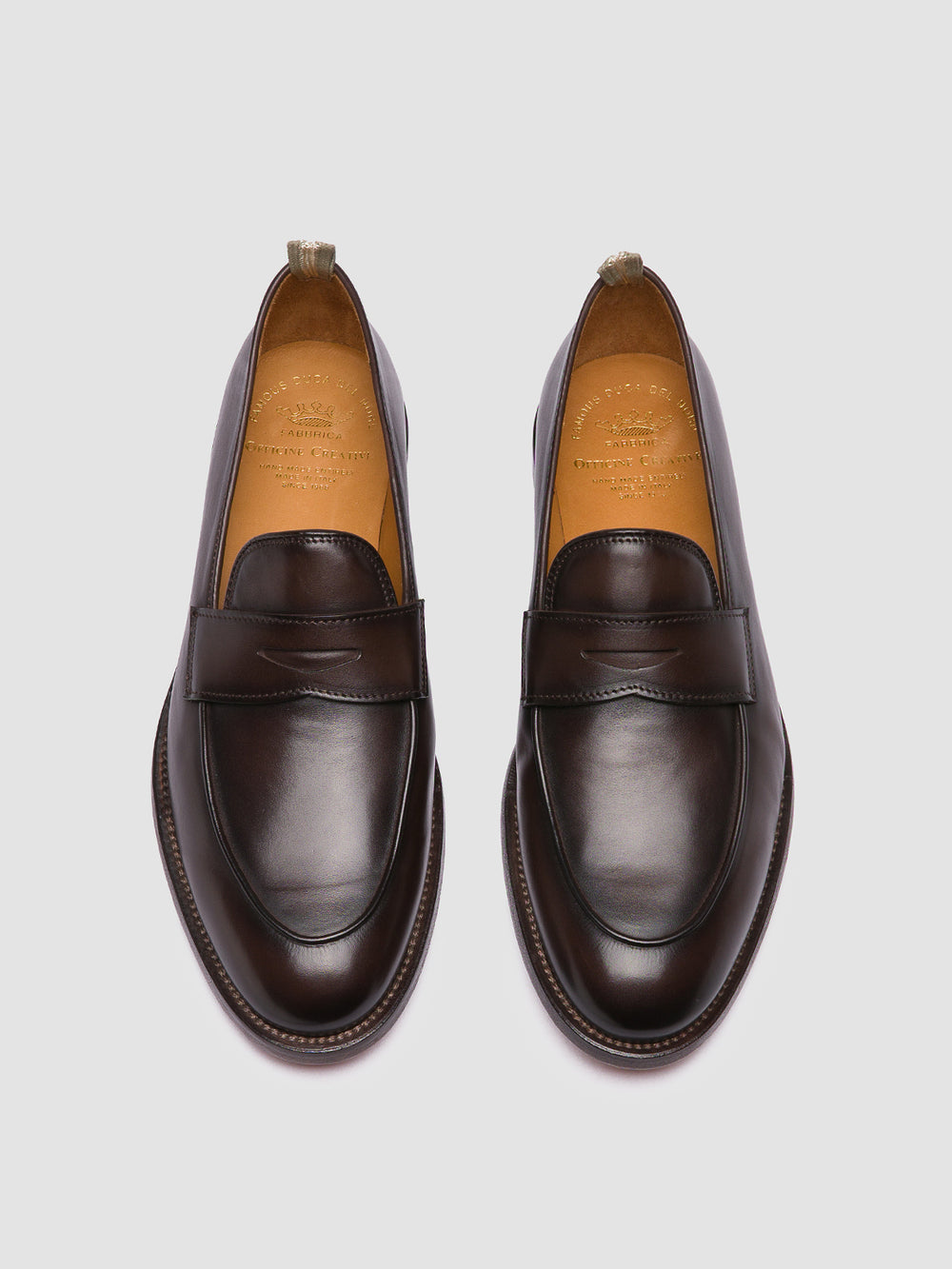 OPERA 001 - Brown Leather Penny Loafers - Image 2