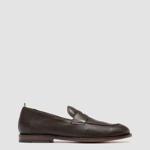 OPERA 001 - Brown Leather Penny Loafers