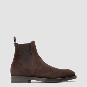 ORTEGA 003 - Brown Suede Chelsea Boots