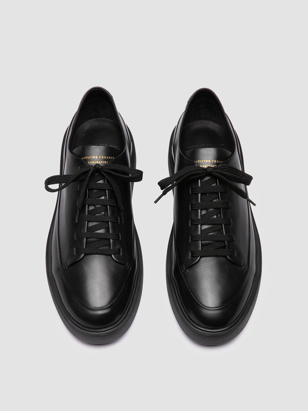 RELEASE 001 - Black Leather Sneakers - Image 2