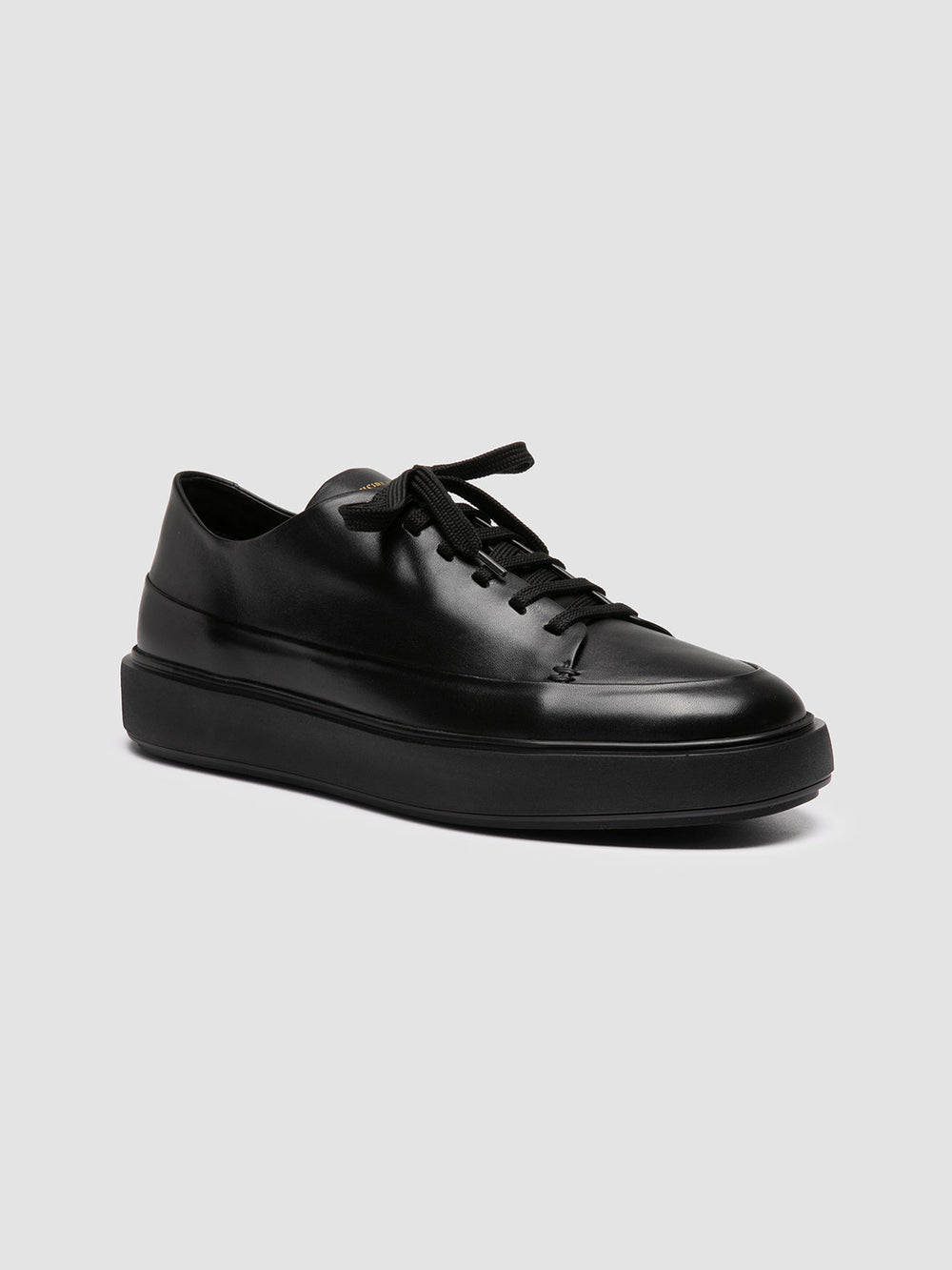 RELEASE 001 - Black Leather Sneakers - Image 3