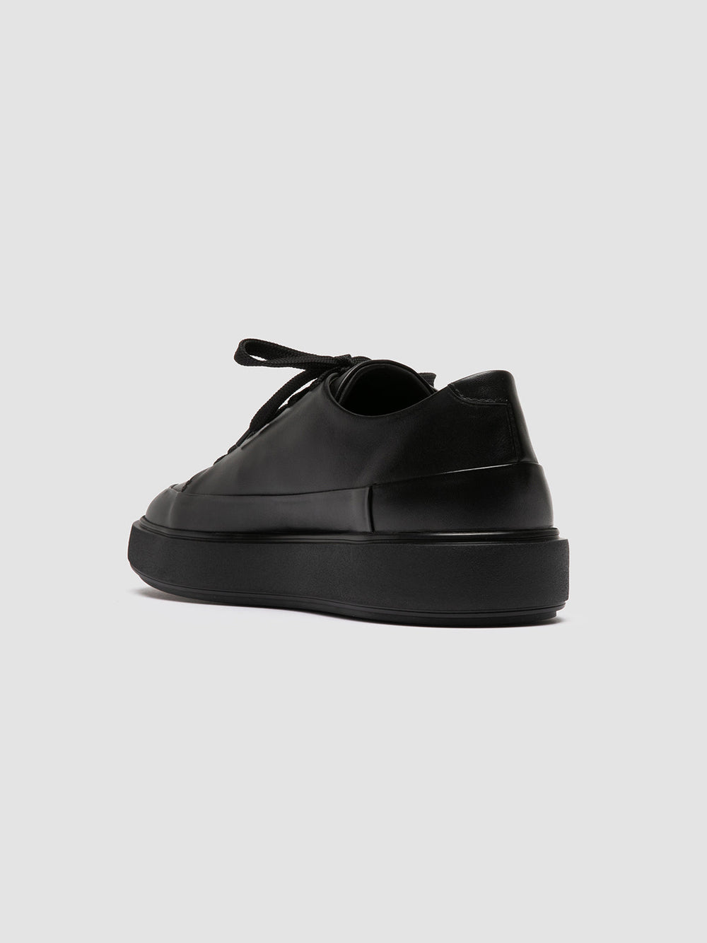 RELEASE 001 - Black Leather Sneakers - Image 4