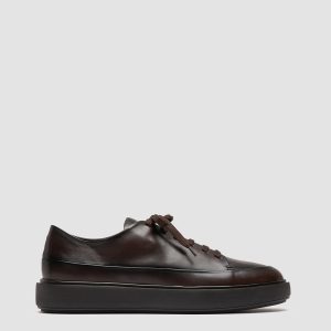 RELEASE 001 - Brown Leather Sneakers