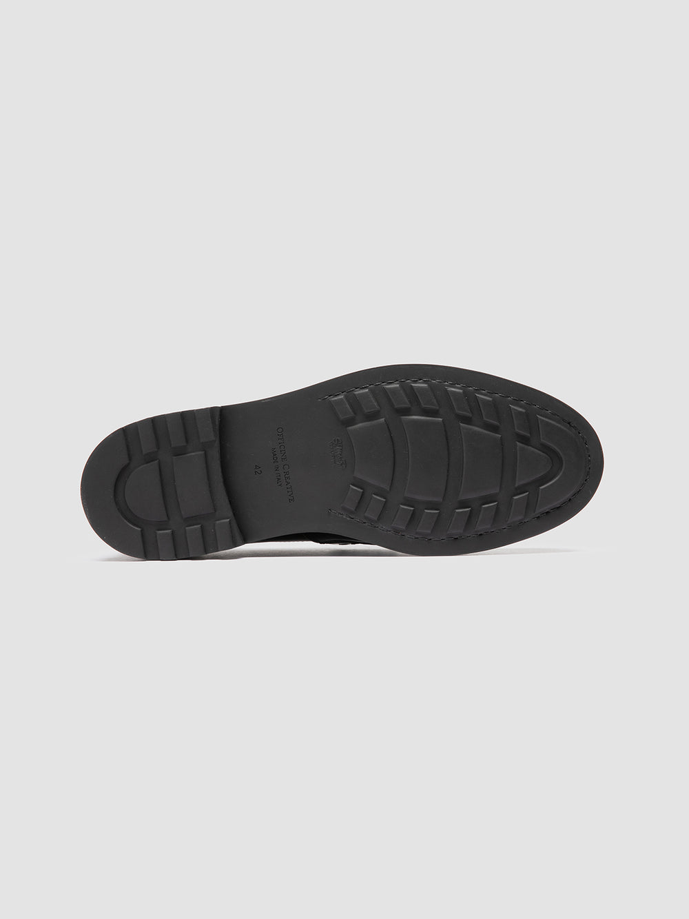 SAX FLEXI 001 - Black Leather Penny Loafers - Image 5
