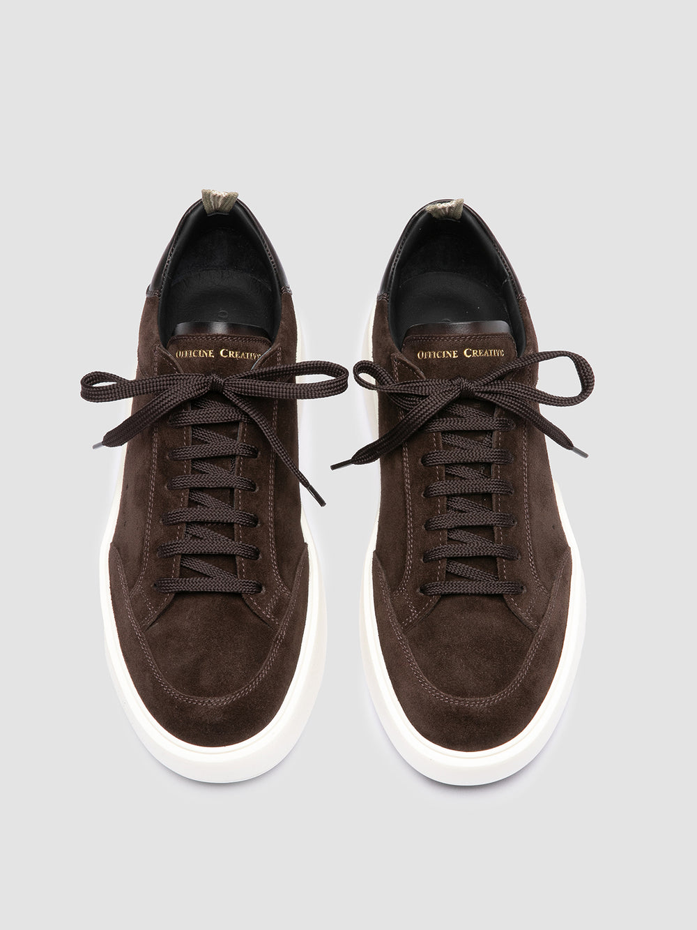 SEQUEL 002 - Brown Suede and Leather Sneakers - Image 2