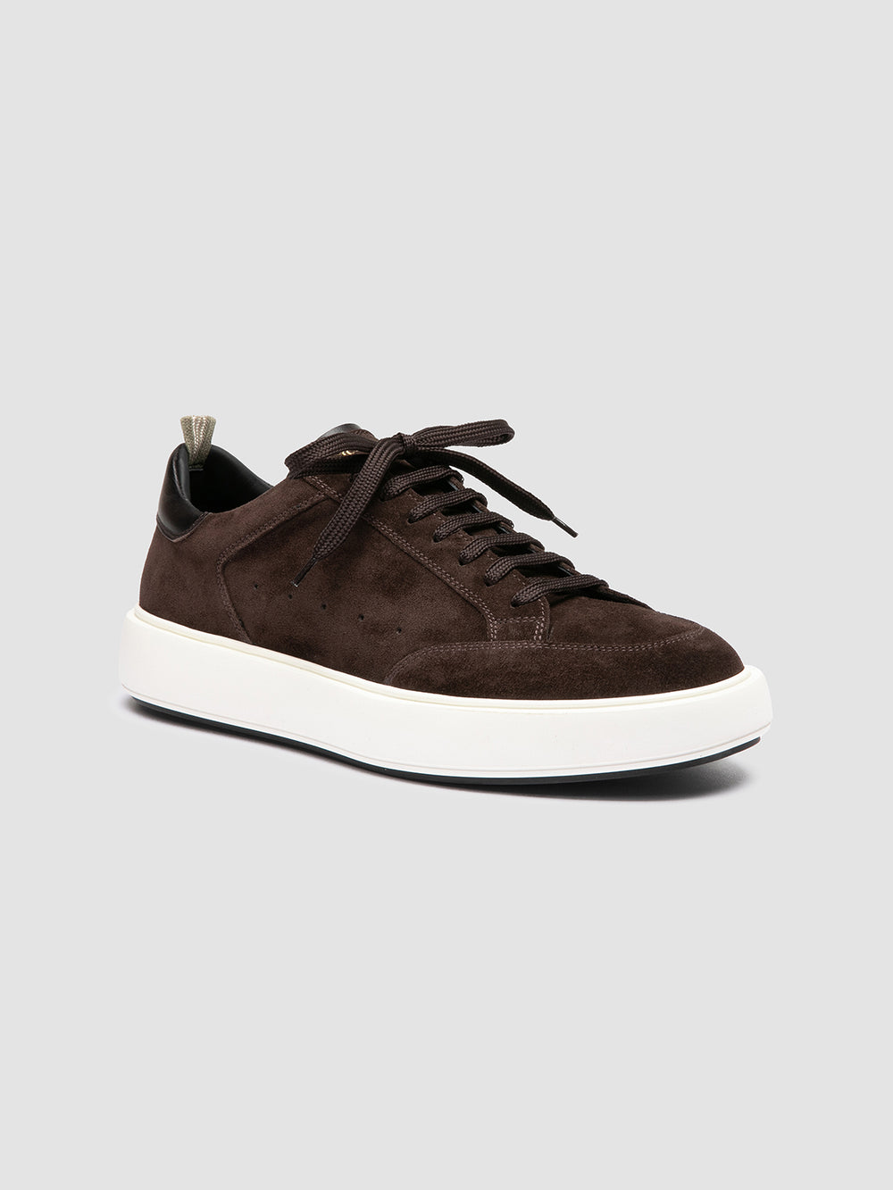 SEQUEL 002 - Brown Suede and Leather Sneakers - Image 3
