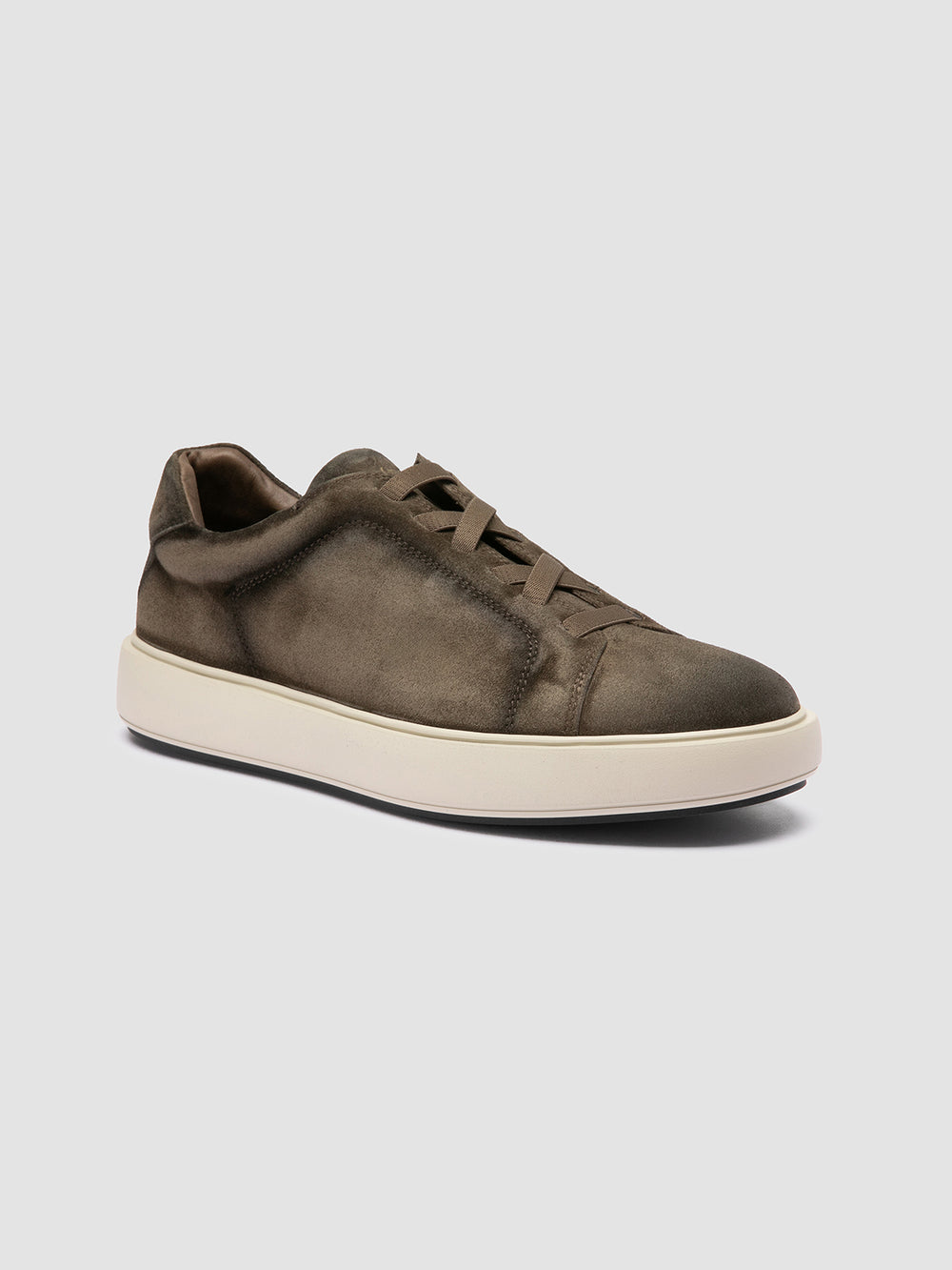 SLOUCH 001 - Green Suede Sneakers - Image 3