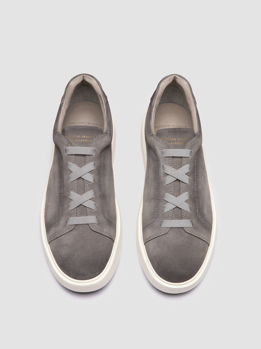 SLOUCH 001 - Grey Suede Sneakers - Image 2