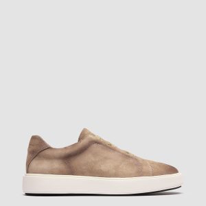 SLOUCH 001 - Beige Suede Sneakers