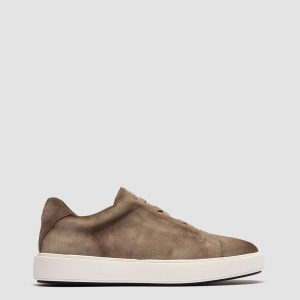 SLOUCH 001 - Taupe Suede Sneakers