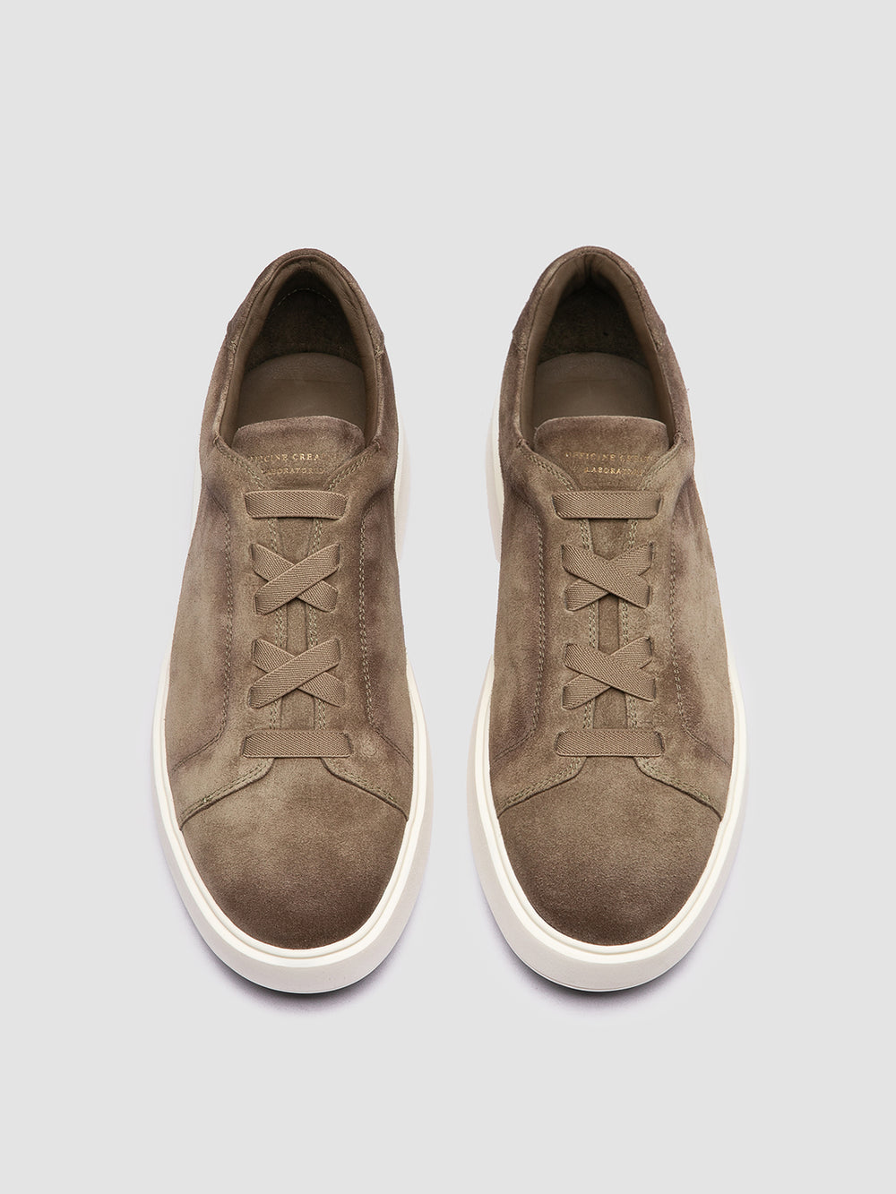 SLOUCH 001 - Taupe Suede Sneakers - Image 2