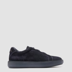 SLOUCH 001 - Navy Suede Sneakers