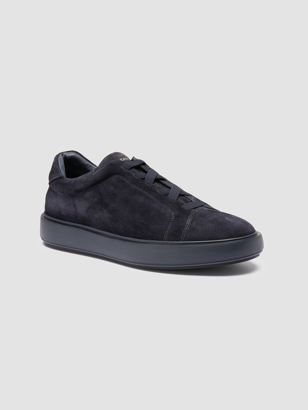 SLOUCH 001 - Navy Suede Sneakers - Image 3