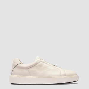 SLOUCH 001 - White Leather Low Top Sneakers