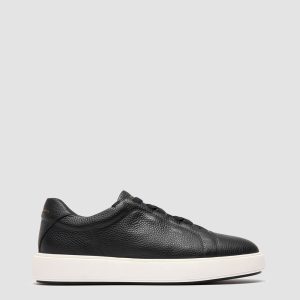 SLOUCH 001 - Blue Leather Low Top Sneakers