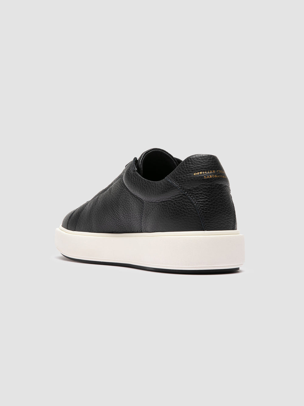 SLOUCH 001 - Blue Leather Low Top Sneakers - Image 4
