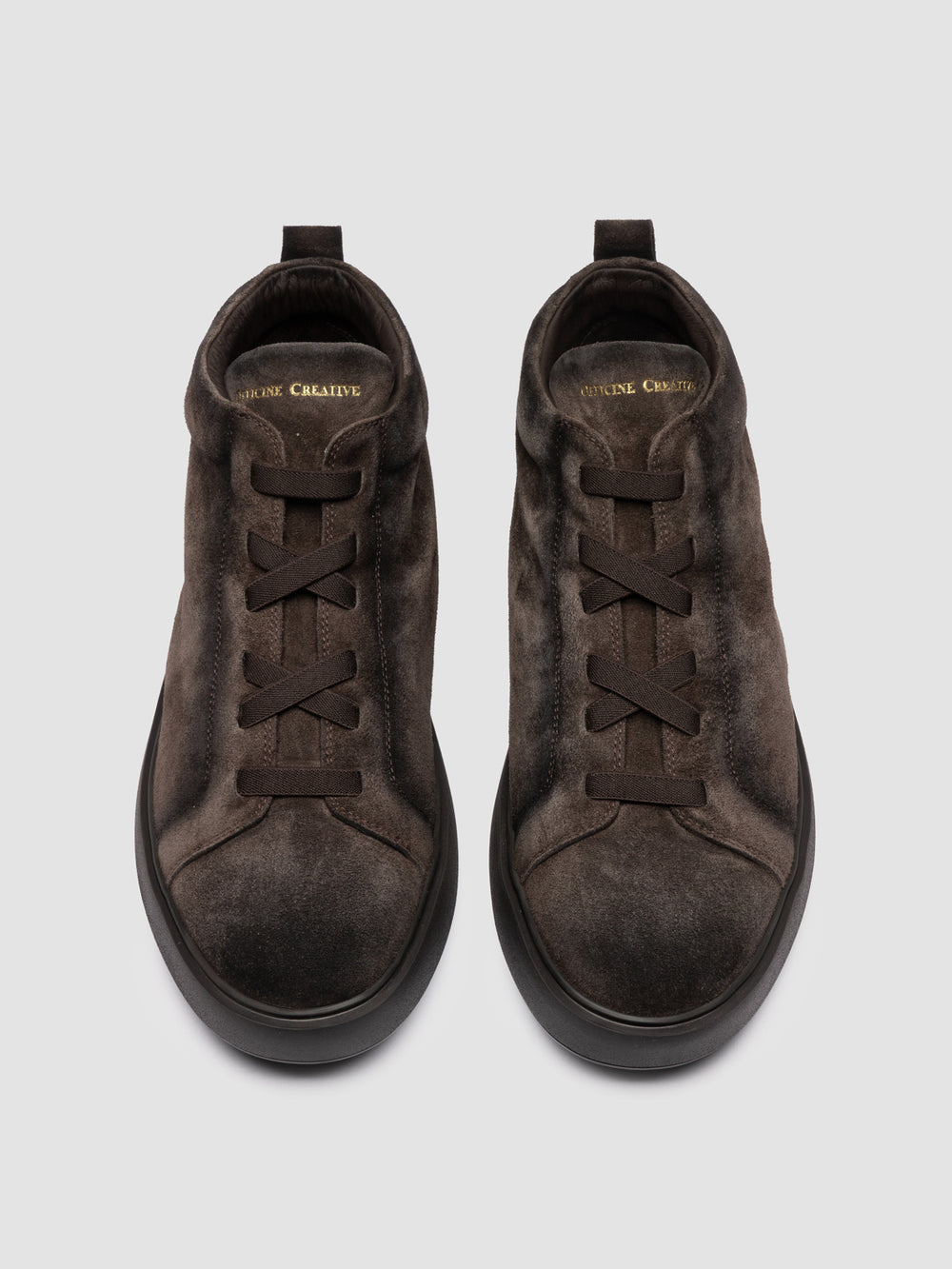SLOUCH 005 - Brown Suede High Top Sneakers - Image 2