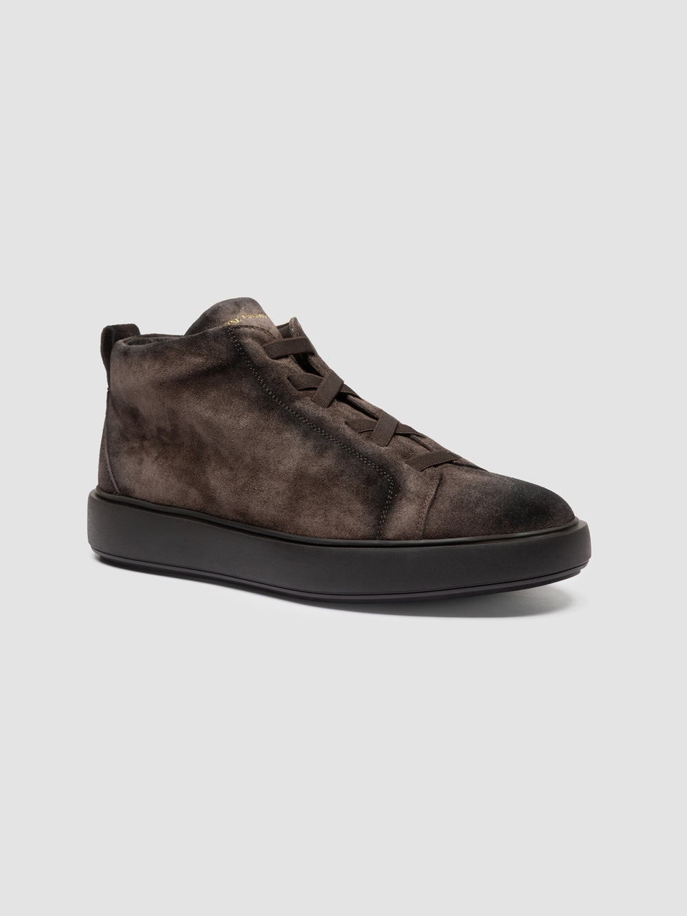 SLOUCH 005 - Brown Suede High Top Sneakers - Image 3