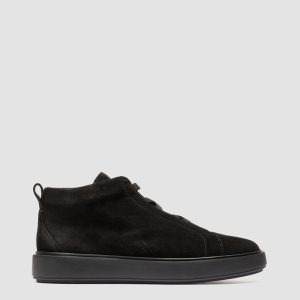 SLOUCH 005 - Black Suede High Top Sneakers