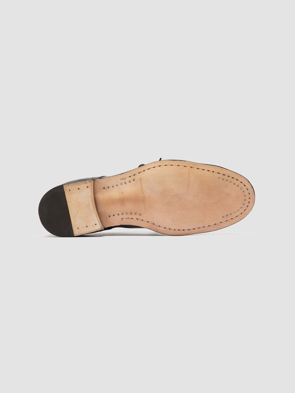 SOLITUDE 002 - Black Leather Derby Shoes - Image 5
