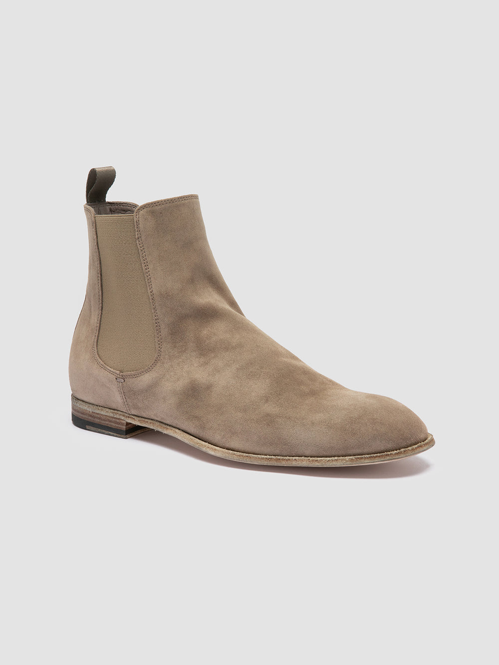 SOLITUDE 004 - Taupe Suede Chelsea Boots - Image 3