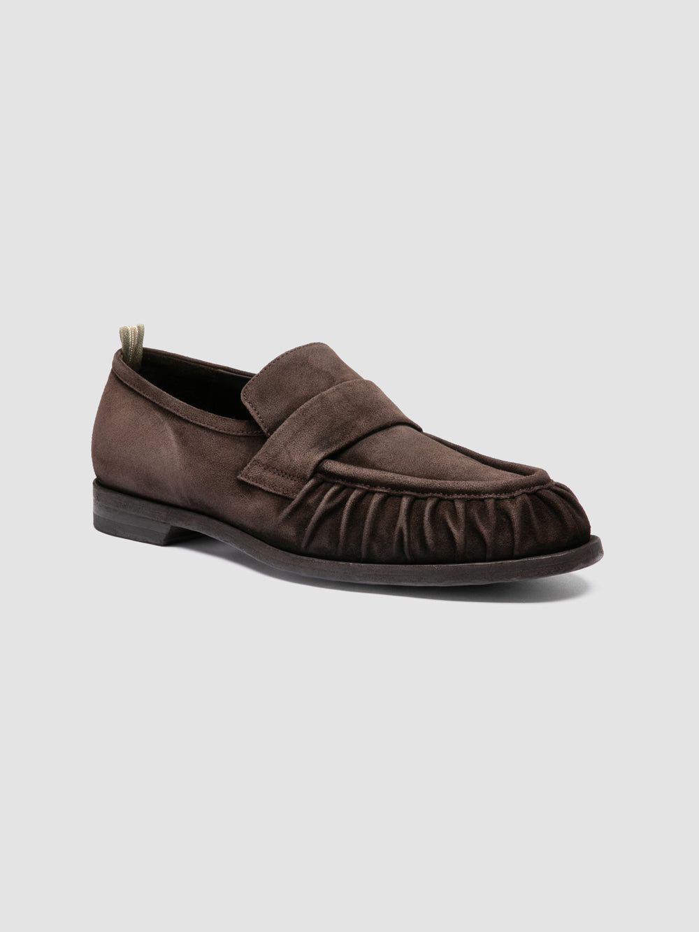 SOUND 008_W - Brown Suede Penny Loafers - Image 3