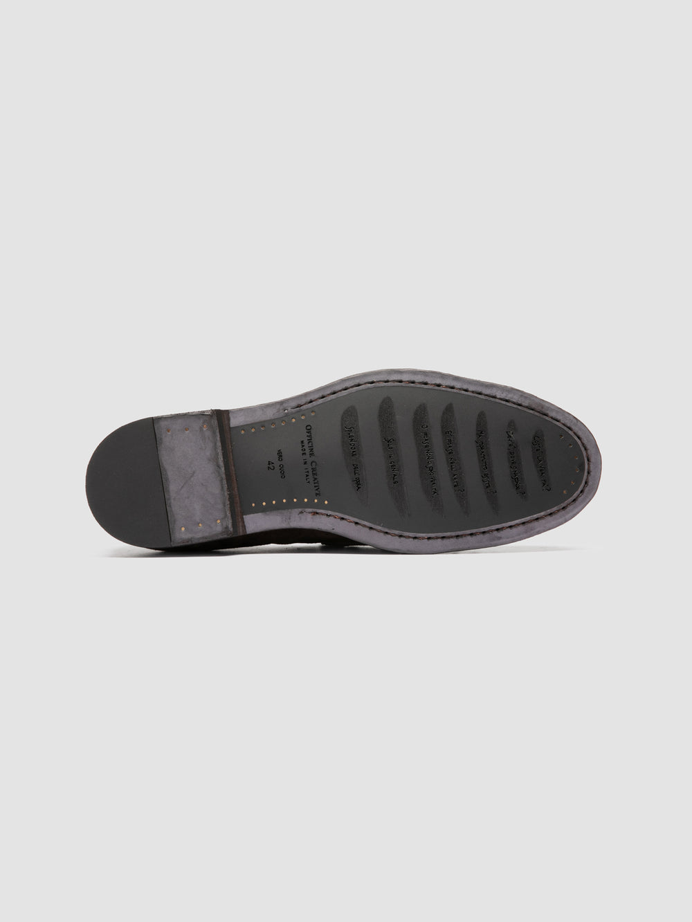 SOUND 008_W - Brown Suede Penny Loafers - Image 5