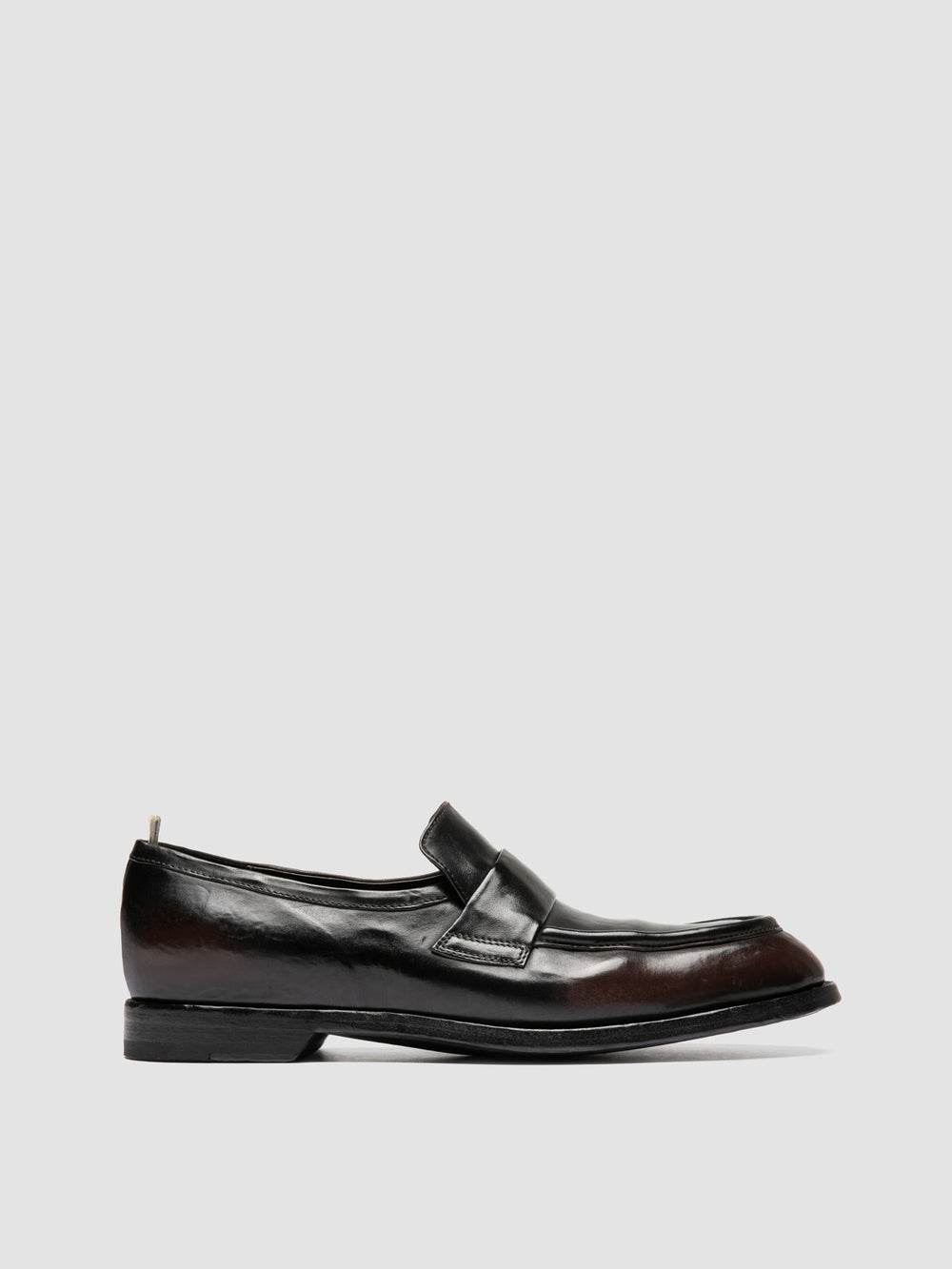 SOUND 010_W - Brown Leather Penny Loafers