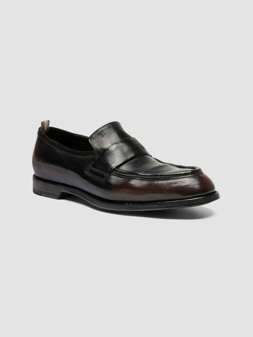 SOUND 010_W - Brown Leather Penny Loafers - Image 3