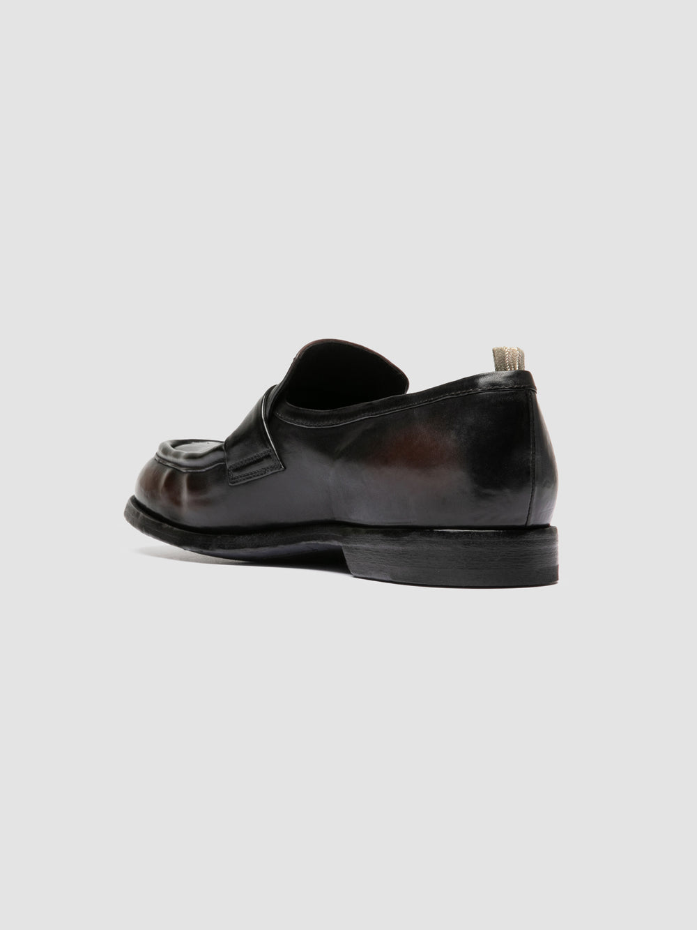 SOUND 010_W - Brown Leather Penny Loafers - Image 4